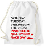 printfashion Forma 1 napok - Sportzsák, Tornazsák - Fehér (16209395)