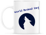 printfashion world animal day - Bögre - Fehér (1045917)