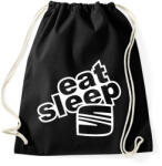 printfashion Eat Sleep Seat - Sportzsák, Tornazsák - Fekete (2245228)