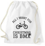printfashion CHRISTMAS BMX - Sportzsák, Tornazsák - Fehér (10133910)