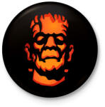 printfashion frankenstein - Kitűző, hűtőmágnes - Fekete (3092812)
