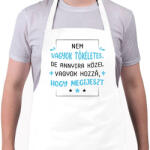 printfashion Nem vagyok tökéletes - Kötény - Fehér (7798924)