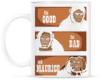 printfashion A jó, a rossz és Maurice - Bögre - Fehér (789170)
