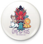 printfashion Játékok harca - Kitűző, hűtőmágnes - Fehér (3078883)