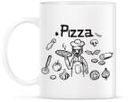 printfashion pizza chef - Bögre - Fehér (15709491)
