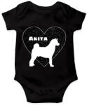 printfashion Akita - Baba Body - Fekete (2369218)