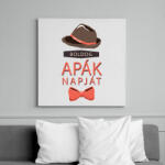 printfashion Boldog apák napját! - Vászonkép - Fehér (6631949)