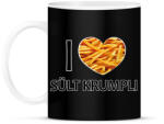 printfashion I love Sült krumpli - Bögre - Fekete (11630714)