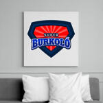 printfashion SUPERBURKOLÓ - Vászonkép - Fehér (11474386)