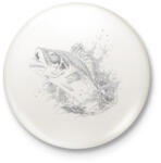 printfashion Ponty - Kitűző, hűtőmágnes - Fehér (14729293)