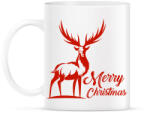 printfashion Deer Merry Christmas - Bögre - Fehér (2047322)
