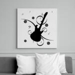 printfashion Gitár - Vászonkép - Fehér (12033485)