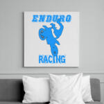 printfashion Enduro racing - Vászonkép - Fehér (6634809)