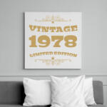 printfashion 1978 - Vászonkép - Fehér (6634217)