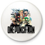 printfashion One Punch Man - Kitűző, hűtőmágnes - Fehér (3089950)