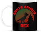 printfashion Santa Saurus Rex - Bögre - Fekete (5593400)