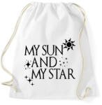 printfashion My Sun And My Star - Sportzsák, Tornazsák - Fehér (2197454)