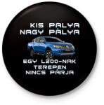 printfashion L200-nak nincs párja! - Kitűző, hűtőmágnes - Fekete (4672639)