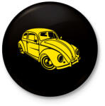 printfashion beetle - Kitűző, hűtőmágnes - Fekete (4063706)