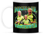 printfashion Michael van Gerwen - darts - Bögre - Fekete (15552437)