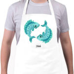 printfashion Halak - Kötény - Fehér (4912359)
