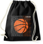 printfashion kosárlabda - Sportzsák, Tornazsák - Fekete (13770197)