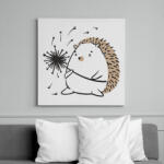 printfashion Süni pitypanggal - Vászonkép - Fehér (12086832)