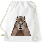 printfashion Capybara - Sportzsák, Tornazsák - Fehér (13574328)