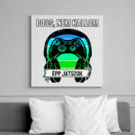 printfashion Bocs nem hallom, épp játszok - Vászonkép - Fehér (6640789)