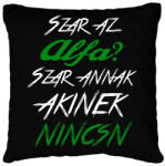 printfashion Alfa 001 - Párnahuzat, Díszpárnahuzat - Fekete (12545939)