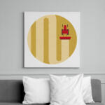 printfashion Betakarítás - Vászonkép - Fehér (7646912)