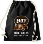 printfashion HOT ROADS - Sportzsák, Tornazsák - Fekete (2204163)