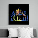 printfashion Fortnite - Vászonkép - Fekete (16626978)