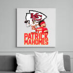 printfashion Patrick Mahomes - Vászonkép - Fehér (16406598)
