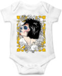 printfashion A királynő és a koponyák - Baba Body - Fehér (1330608)