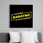 printfashion A legjobb barátnő a galaxisban - Vászonkép - Fekete (6645846)