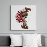 printfashion Nightmare - the gorgon - Vászonkép - Fehér (6623836)