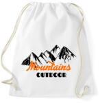 printfashion Mountain - Sportzsák, Tornazsák - Fehér (4232692)