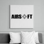printfashion Airsoft - Vászonkép - Fehér (15523831)