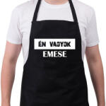 printfashion Eltévedt pároknak - Én vagyok (fehér) - Kötény - Fekete (6997452)