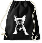 printfashion Francia Bulldog - Sportzsák, Tornazsák - Fekete (11335147)