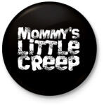 printfashion Little Creep - Kitűző, hűtőmágnes - Fekete (3095257)