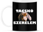 printfashion Tacskó szerelem - Bögre - Fekete (2579282)