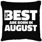 printfashion The Best are born in august - Párnahuzat, Díszpárnahuzat - Fekete (5429187)