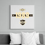 printfashion born-in-1989-cream-choco - Vászonkép - Fehér (6623290)