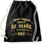 printfashion Az alvás a gyengéknek való - Ápoló - Sportzsák, Tornazsák - Fekete (7221591)