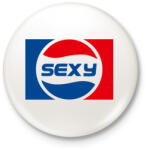 printfashion pepsi sexy 1 - Kitűző, hűtőmágnes - Fehér (12352679)