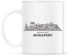 printfashion Budapest Hungary - Bögre - Fehér (7353902)
