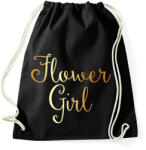 printfashion Flower girl - Sportzsák, Tornazsák - Fekete (281456)