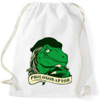 printfashion Bölcs raptor - Sportzsák, Tornazsák - Fehér (1460637)